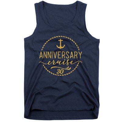 Anniversary Cruise 30 30 years Wedding Anniversary Tank Top