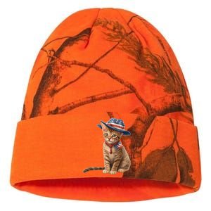 American Cat 4th Of July Cat Patriotic Cats Abyssinian Kitten Kati Licensed 12" Camo Beanie