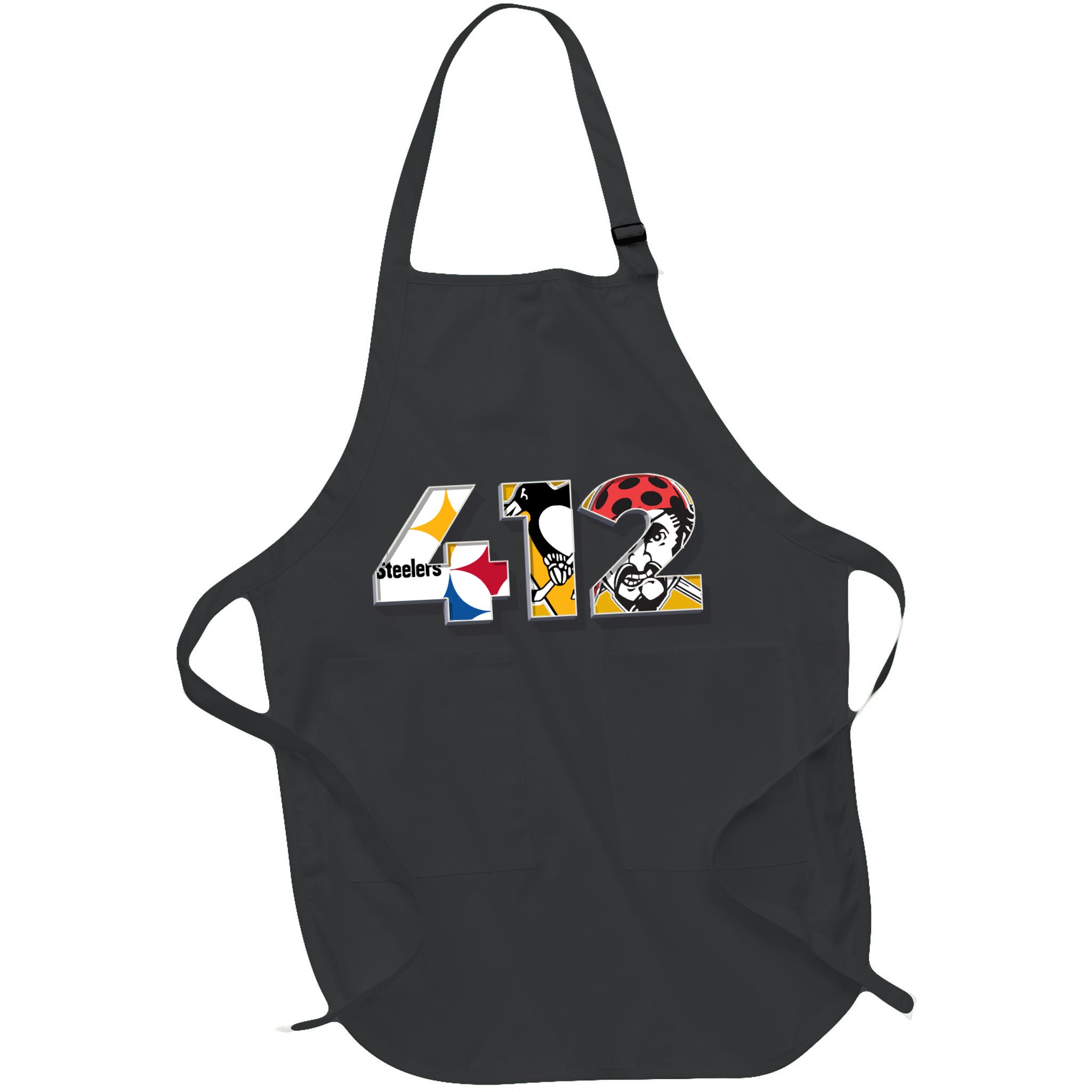Area Code 412 Sports Teams For Pittsburgh Apron