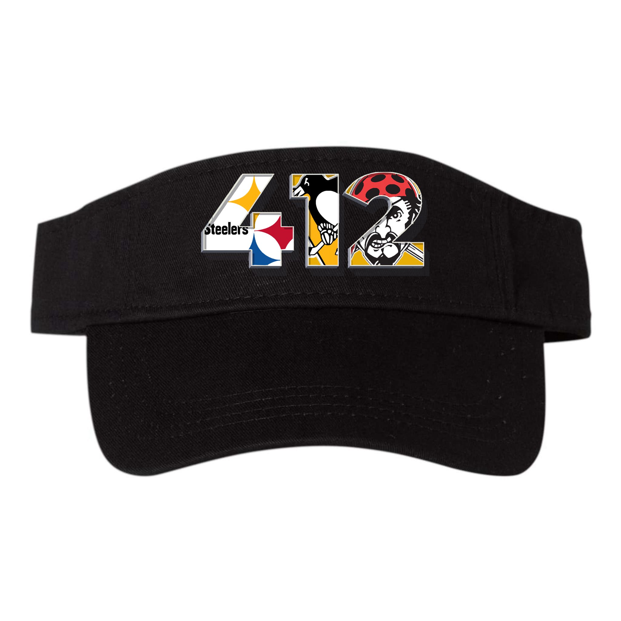 Area Code 412 Sports Teams For Pittsburgh Visor