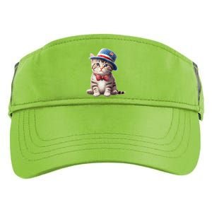 American Cat 4th Of July Cat Patriotic Cats American Shorthair Kitten Adult Drive Performance Visor