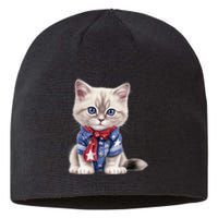 American Cat 4th Of July Cat Patriotic Cats Himalayan Kitten Sustainable Beanie