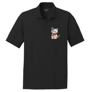 American Cat 4th Of July Cat Patriotic Cats Himalayan Kitten PosiCharge RacerMesh Polo