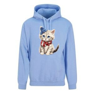 American Cat 4th Of July Cat Patriotic Cats Himalayan Kitten Unisex Surf Hoodie