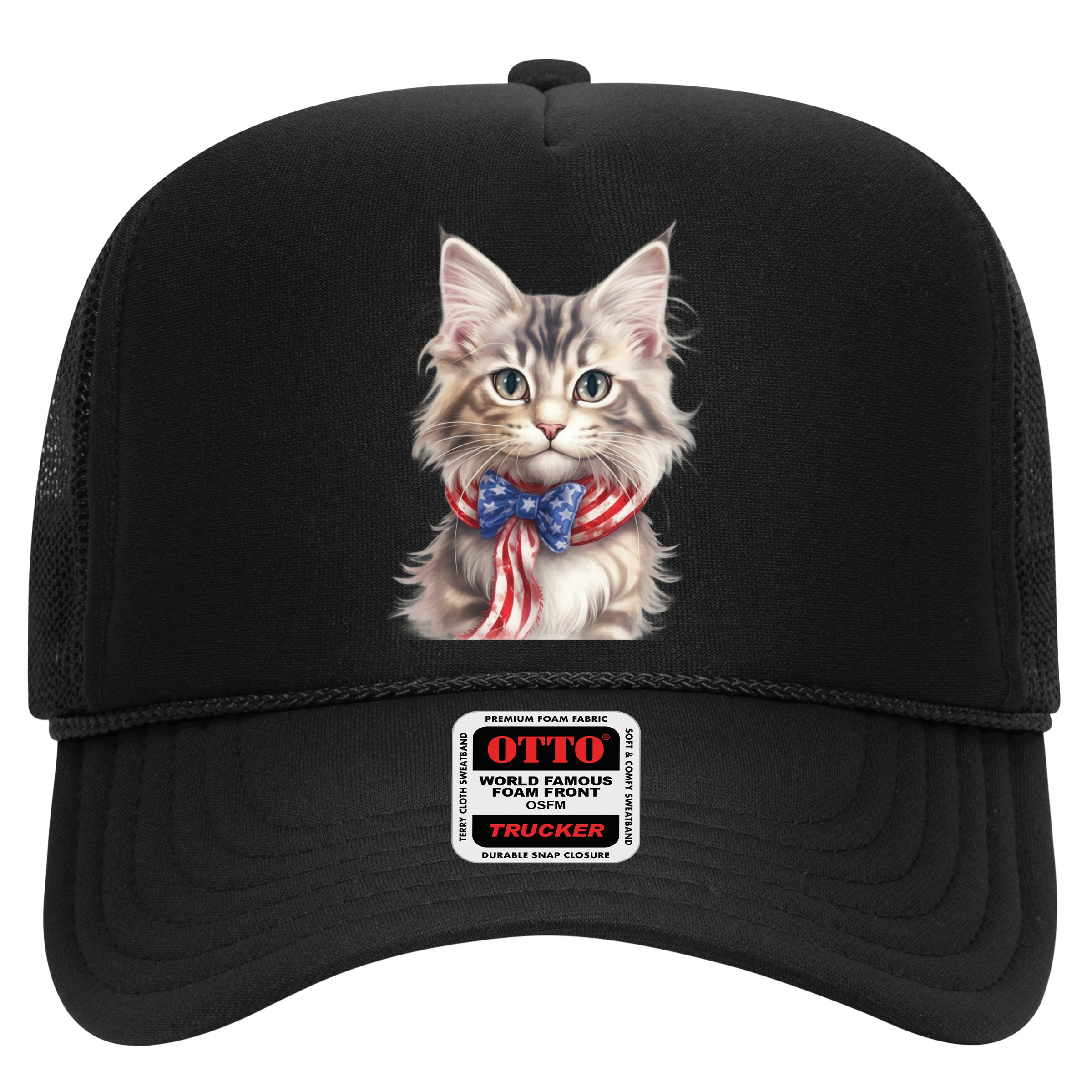 American Cat 4th Of July Cat Patriotic Cats Maine Coon Kitten Hat