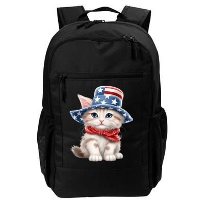 American Cat 4th Of July Cat Patriotic Cats Savannah Kitten Backpack