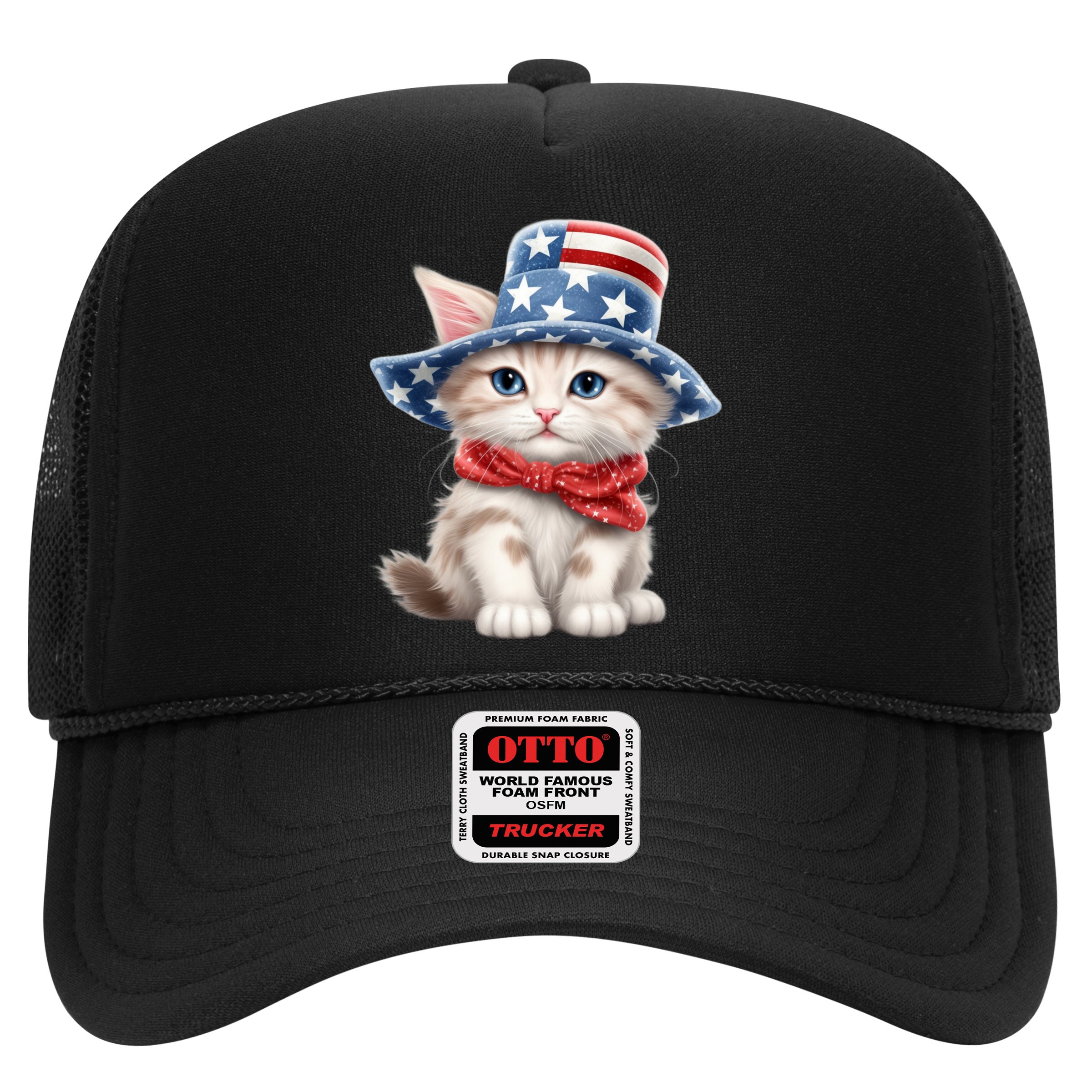 American Cat 4th Of July Cat Patriotic Cats Savannah Kitten Hat