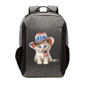 American Cat 4th Of July Cat Patriotic Cats Somali Kitten Vector Backpack