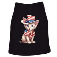 American Cat 4th Of July Cat Patriotic Cats Sphynx Kitten Doggie Tank