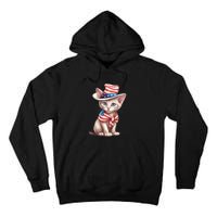 American Cat 4th Of July Cat Patriotic Cats Sphynx Kitten Tall Hoodie