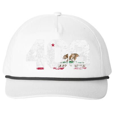 Area Code 408 San Jose California Snapback Five-Panel Rope Hat