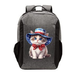 American Cat 4th Of July Cat Patriotic Cats Bombay Kitten Vector Backpack