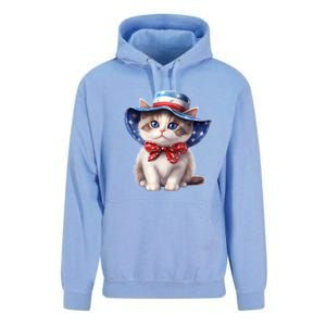 American Cat 4th Of July Cat Patriotic Cats Bombay Kitten Unisex Surf Hoodie