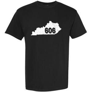 Area Code 606 Pikeville Middlesborough Ky Garment-Dyed Heavyweight T-Shirt