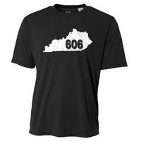 Area Code 606 Pikeville Middlesborough Ky Cooling Performance Crew T-Shirt