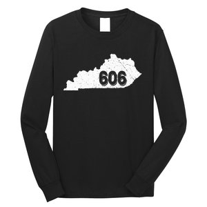 Area Code 606 Pikeville Middlesborough Ky Long Sleeve Shirt