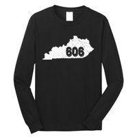 Area Code 606 Pikeville Middlesborough Ky Long Sleeve Shirt