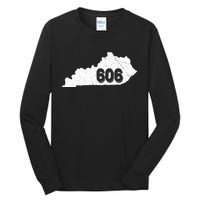 Area Code 606 Pikeville Middlesborough Ky Tall Long Sleeve T-Shirt