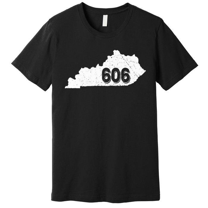 Area Code 606 Pikeville Middlesborough Ky Premium T-Shirt