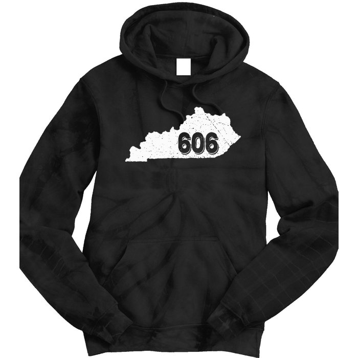 Area Code 606 Pikeville Middlesborough Ky Tie Dye Hoodie