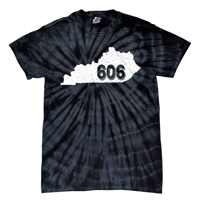 Area Code 606 Pikeville Middlesborough Ky Tie-Dye T-Shirt