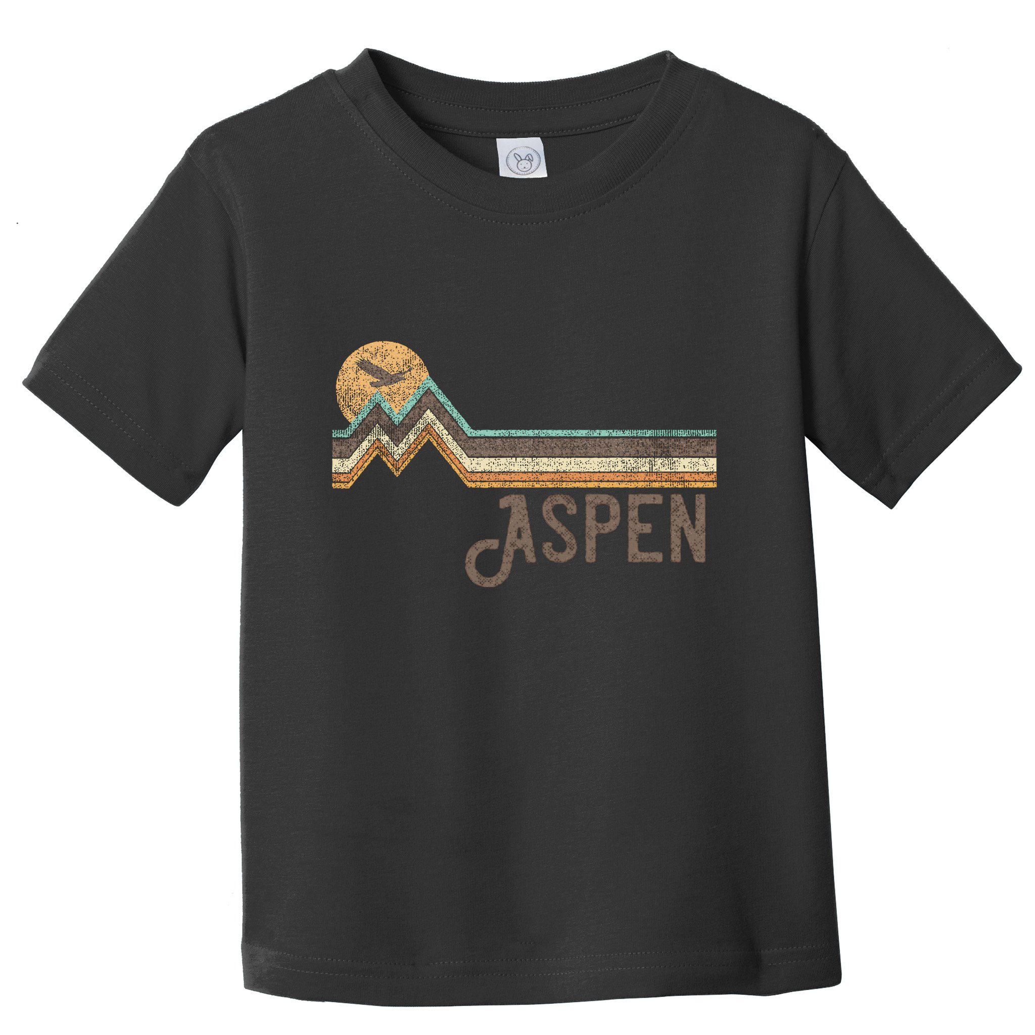 Aspen Colorado 70s 80s Retro Style Vintage Distressed Toddler T-Shirt