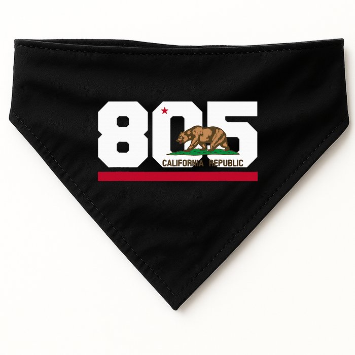 Area Code 805 Santa Barbara California USA-Made Doggie Bandana