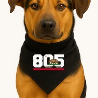 Area Code 805 Santa Barbara California USA-Made Doggie Bandana