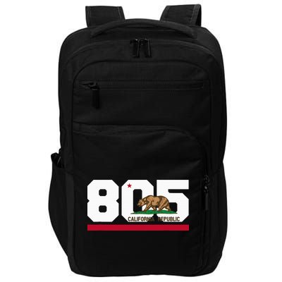 Area Code 805 Santa Barbara California Impact Tech Backpack