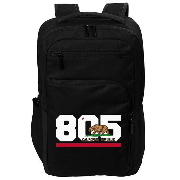 Area Code 805 Santa Barbara California Impact Tech Backpack