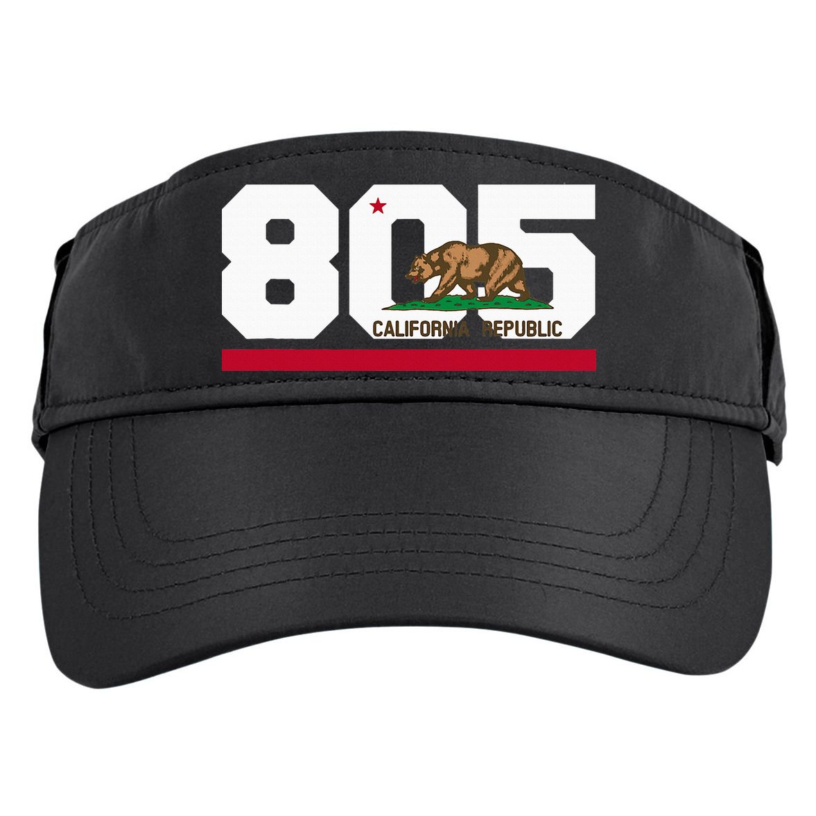 Area Code 805 Santa Barbara California Adult Drive Performance Visor