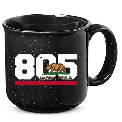 Area Code 805 Santa Barbara California 15oz Campfire Ceramic Mug