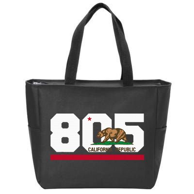 Area Code 805 Santa Barbara California Zip Tote Bag