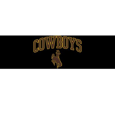 Apparel Cowboys Arch & Logo Bumper Sticker