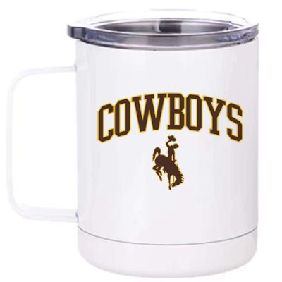 Apparel Cowboys Arch & Logo 12 oz Stainless Steel Tumbler Cup