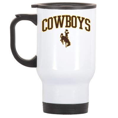 Apparel Cowboys Arch & Logo Stainless Steel Travel Mug