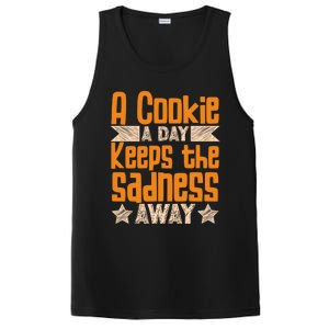 A Cookie A Day Keeps The Sadness Awar Chocolate Chips Dip Gift PosiCharge Competitor Tank