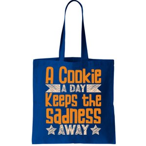 A Cookie A Day Keeps The Sadness Awar Chocolate Chips Dip Gift Tote Bag