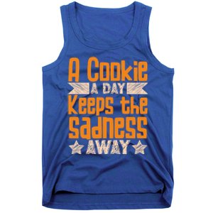 A Cookie A Day Keeps The Sadness Awar Chocolate Chips Dip Gift Tank Top