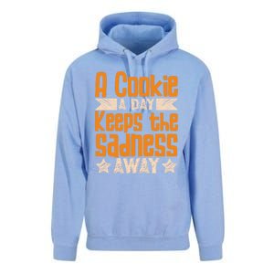 A Cookie A Day Keeps The Sadness Awar Chocolate Chips Dip Gift Unisex Surf Hoodie