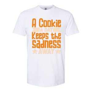 A Cookie A Day Keeps The Sadness Awar Chocolate Chips Dip Gift Softstyle CVC T-Shirt