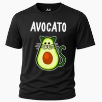 Avocato Cute Avocado Cat Cooling Performance Crew T-Shirt