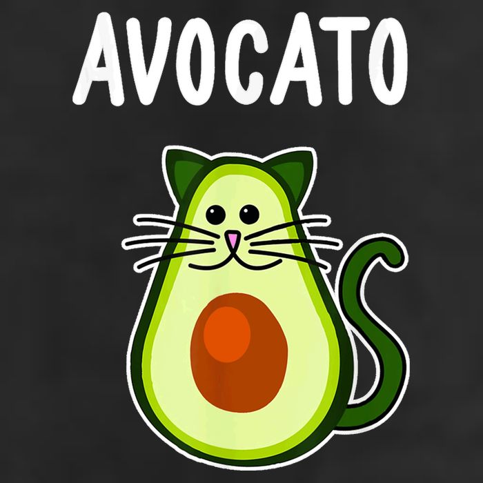 Avocato Cute Avocado Cat Adult Drive Performance Visor