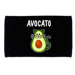 Avocato Cute Avocado Cat Microfiber Hand Towel