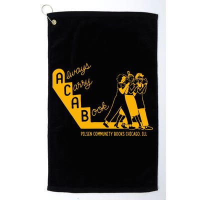 Always Carry A Book Pilsen Community Books Chicago Golf Towel