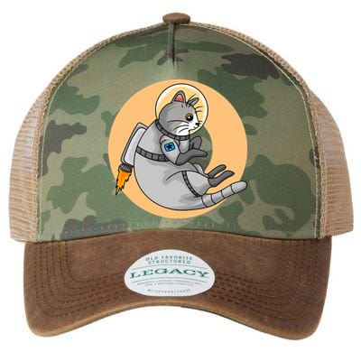 Astronaut Cat Legacy Tie Dye Trucker Hat