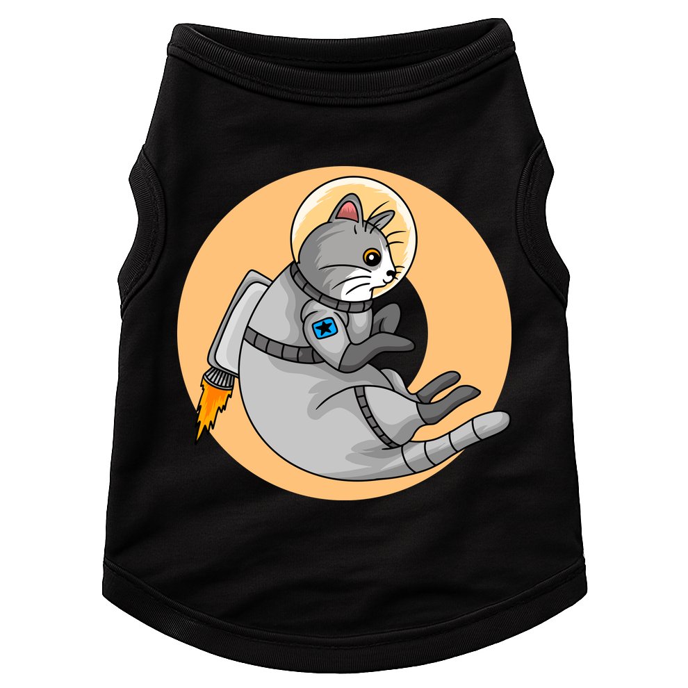 Astronaut Cat Doggie Tank
