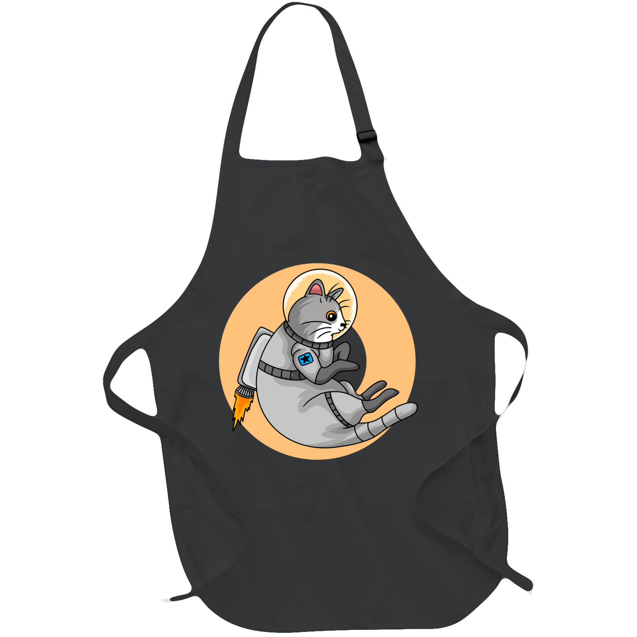 Astronaut Cat Apron