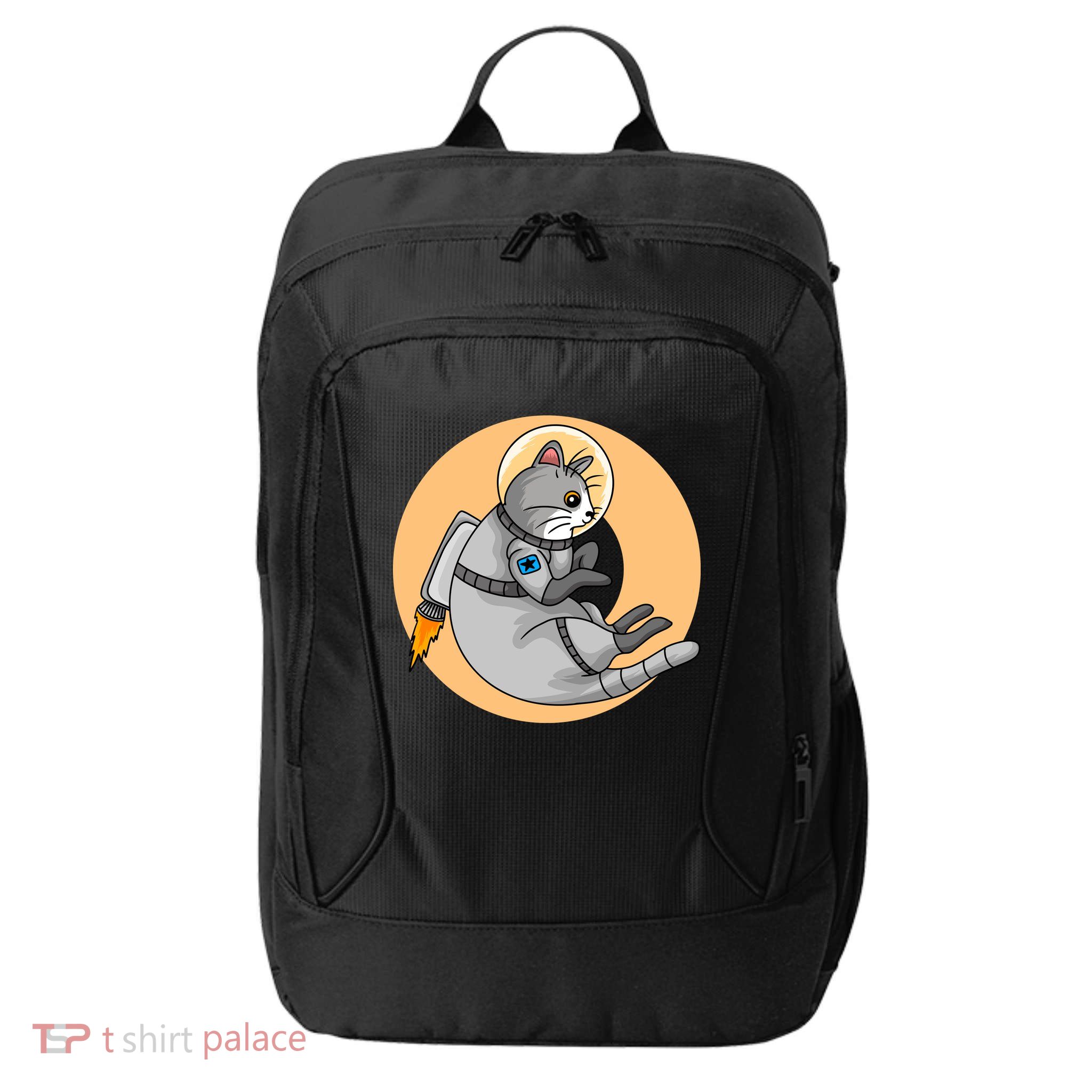 Astronaut Cat City Backpack