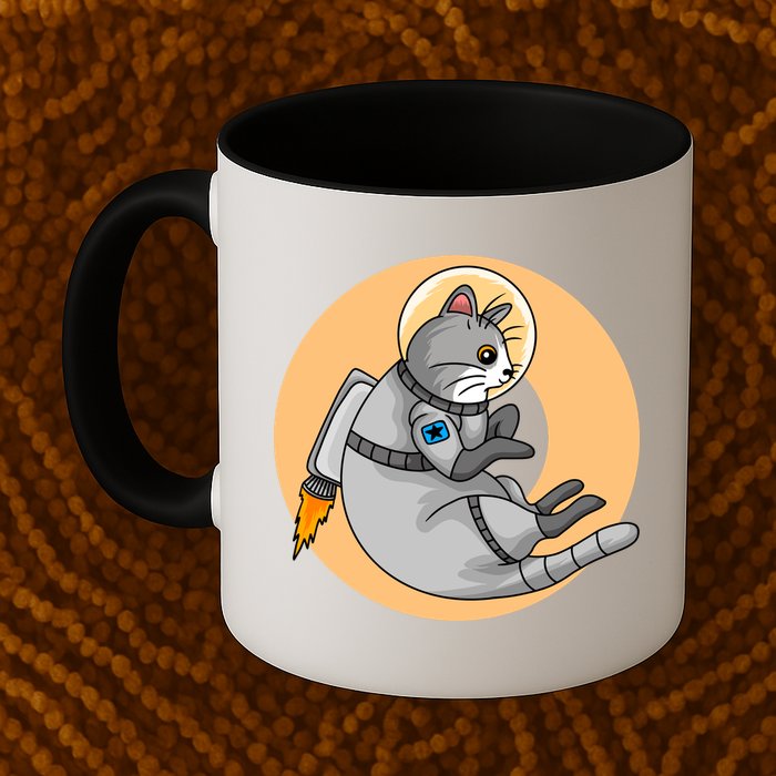 Astronaut Cat Mug